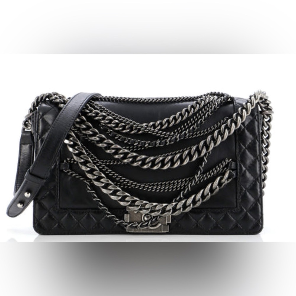 Chanel Enchained Medium Boy Bag EUC